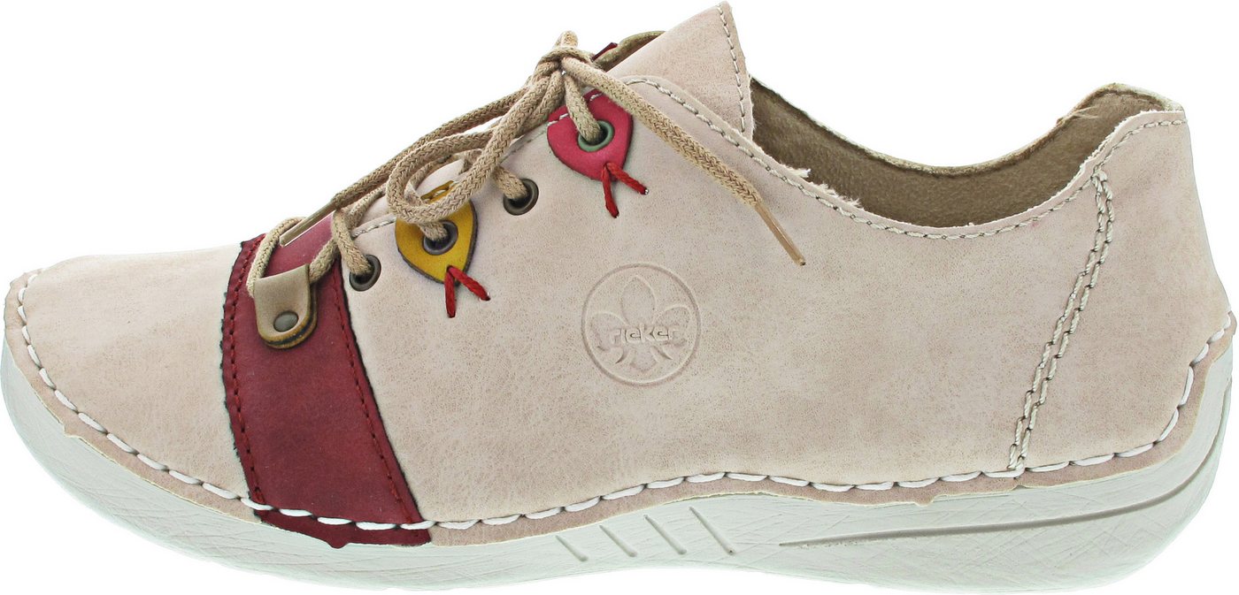 Rieker Schnürschuh (rosa/rot)