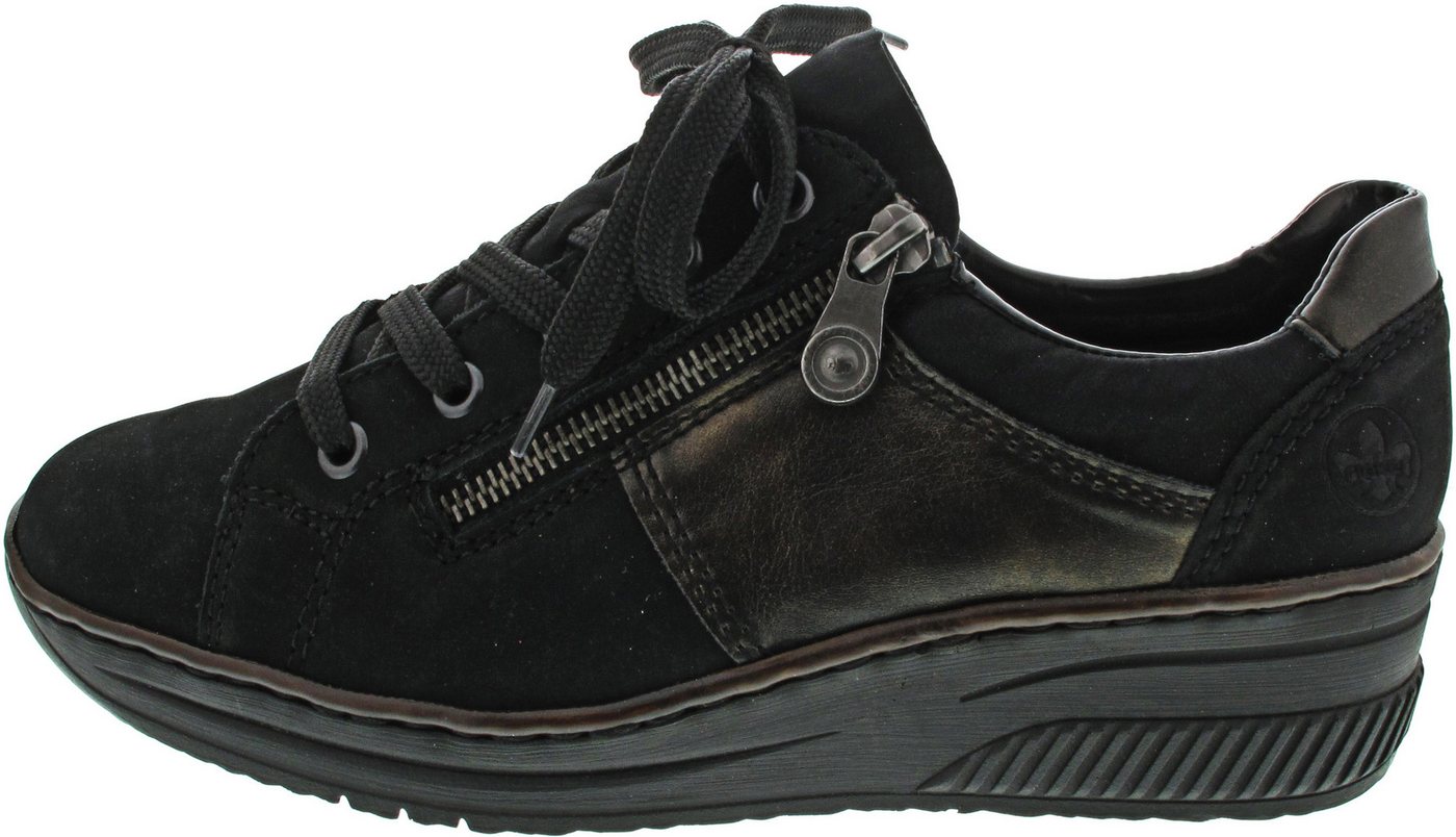 Rieker Schnürschuh (schwarz)