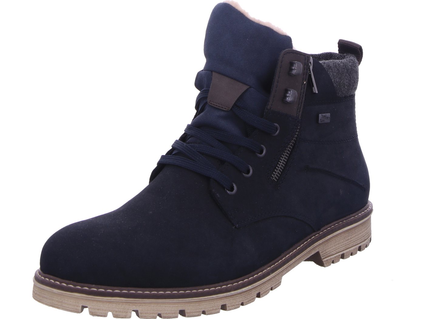Rieker Schnürstiefel mit TEX-Membran (blau)