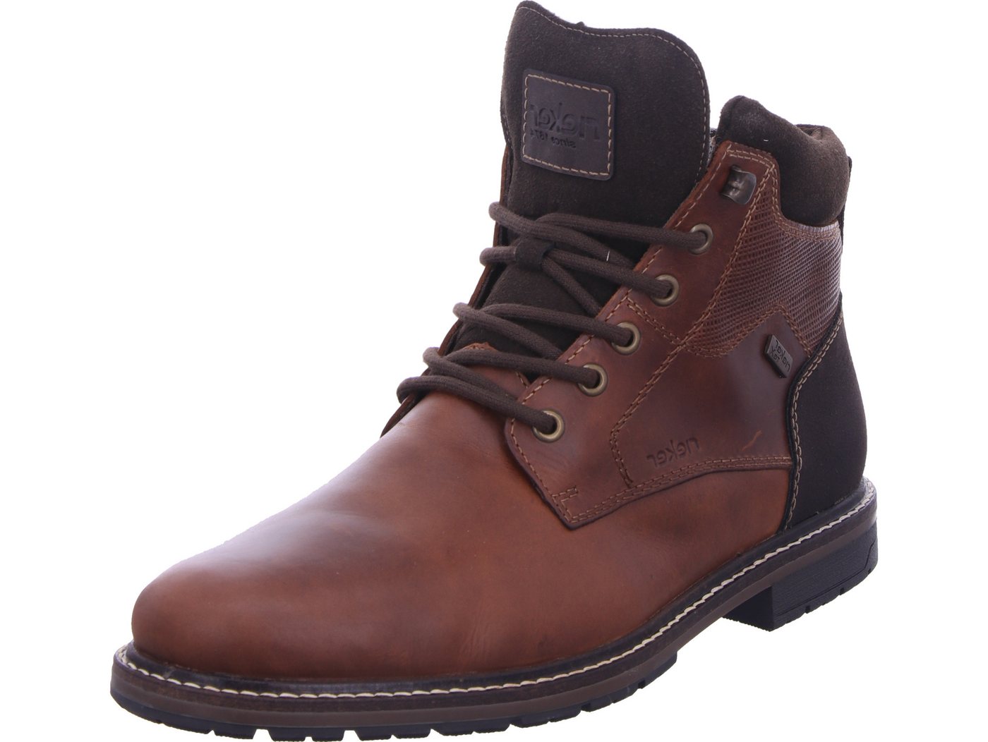 Rieker Schnürstiefel mit TEX-Membran (braun)