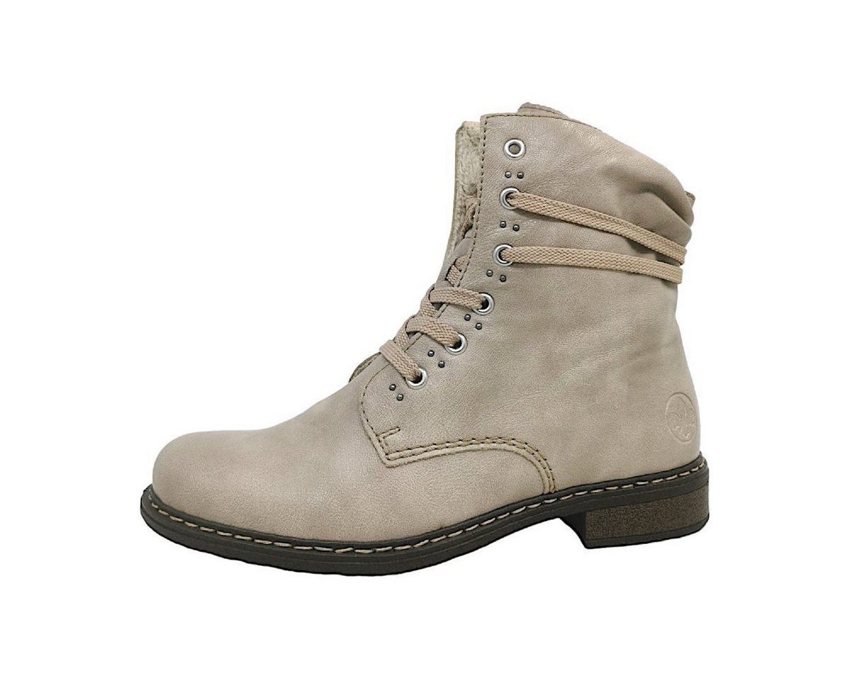 Rieker Schnürstiefel Schnürstiefelette (beige)