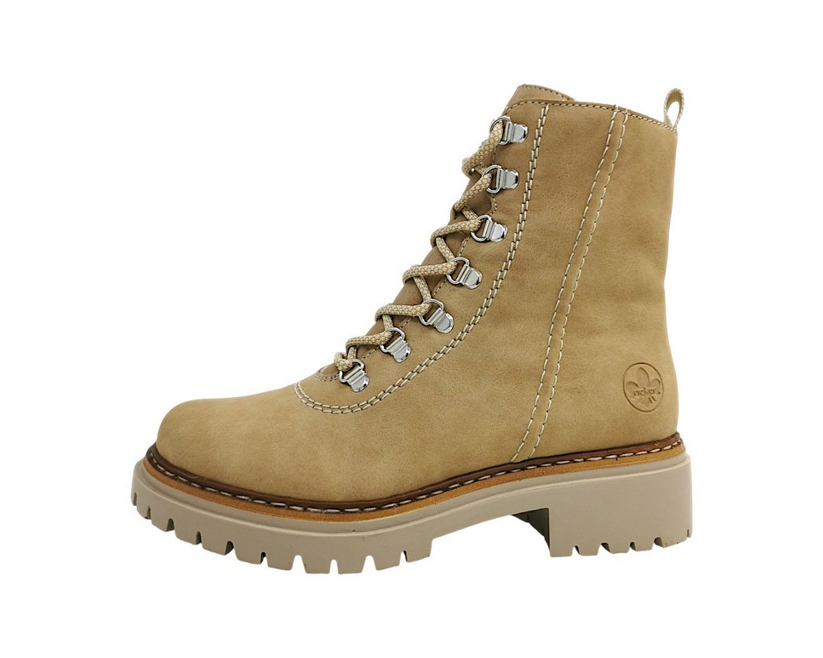 Rieker Schnürstiefel Schnürstiefelette (beige)