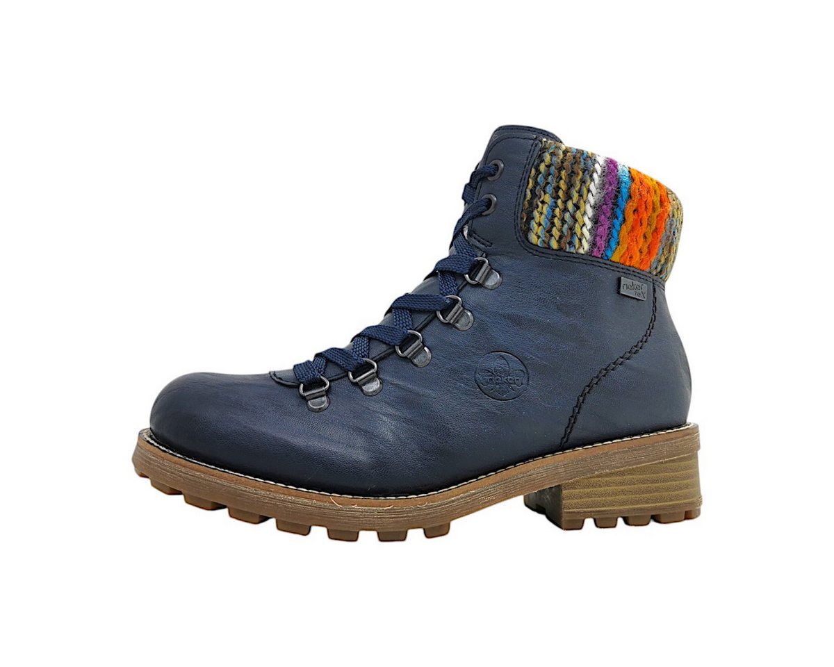 Rieker Schnürstiefel Schnürstiefelette (blau)