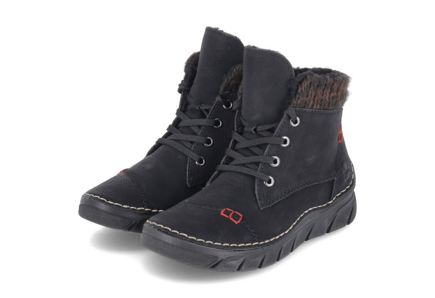 Rieker 55031-00 Damen Synthetik schwarz Winterstiefel