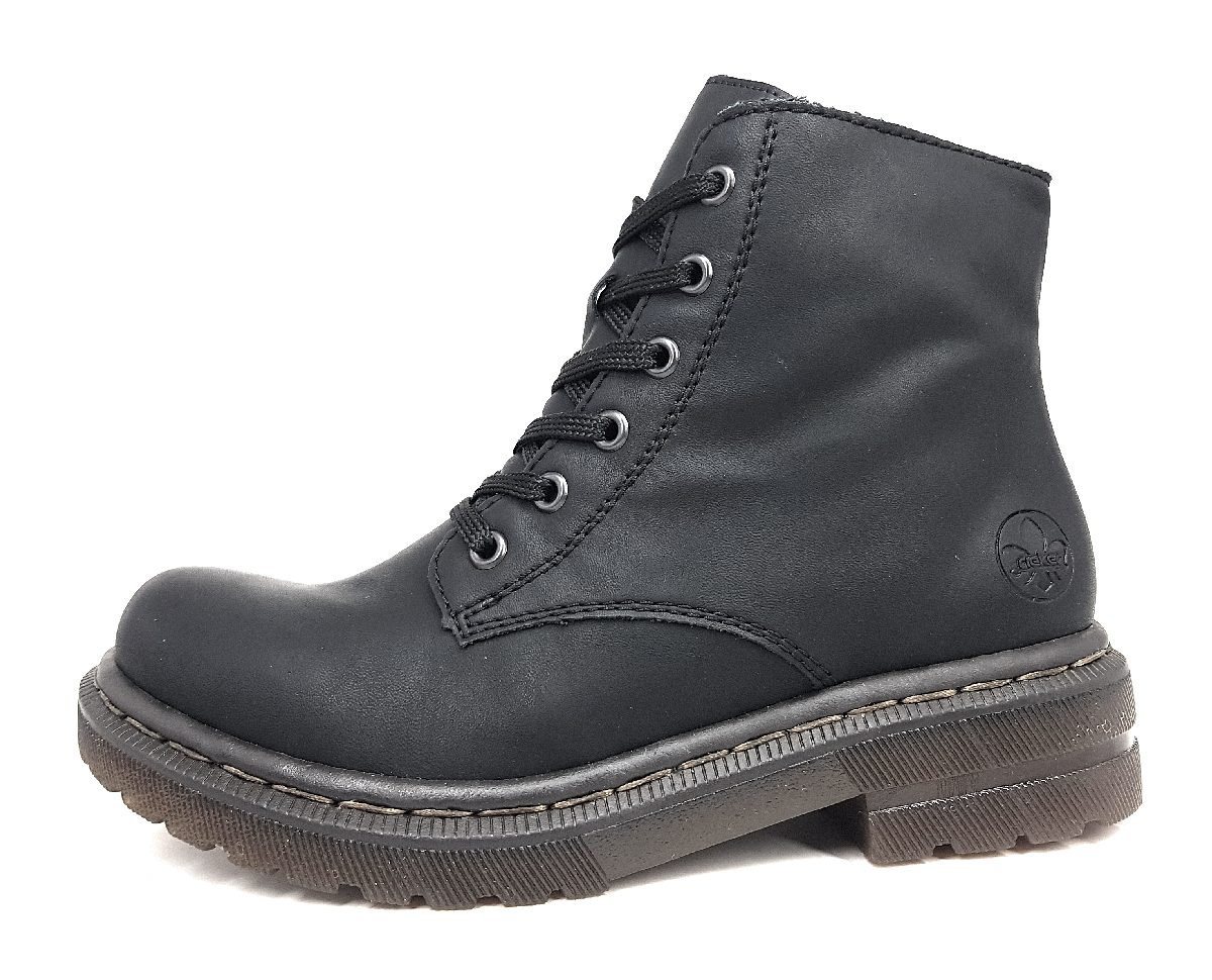 Rieker Stiefel Schnürstiefelette (schwarz)