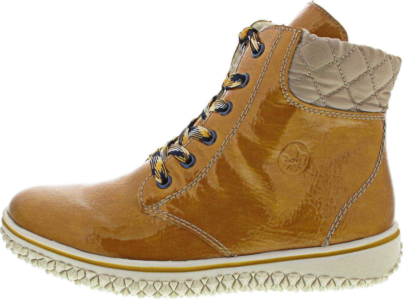Rieker Schnürstiefelette (beige/gelb)