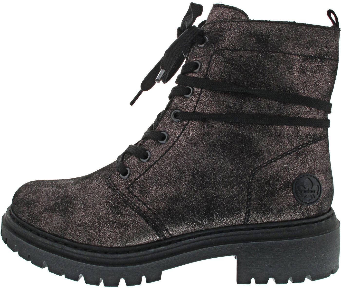 Rieker Schnürstiefelette (bunt/grau/schwarz)