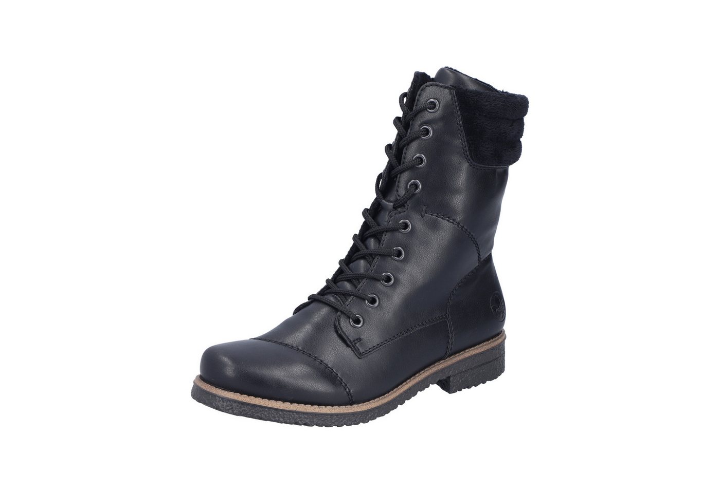 Rieker Schnürstiefelette Schnürboots, Herbstboots mit gepolstertem Schaftrand