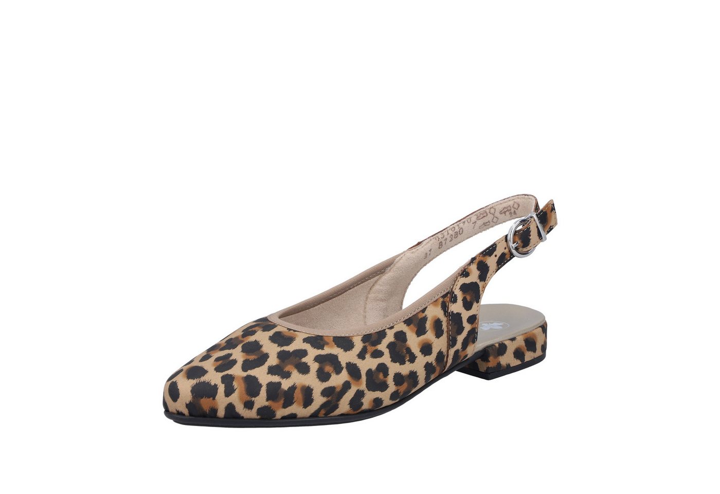 Rieker Slingpumps Sommerschuh, Sabot mit elastischem Textileinfass
