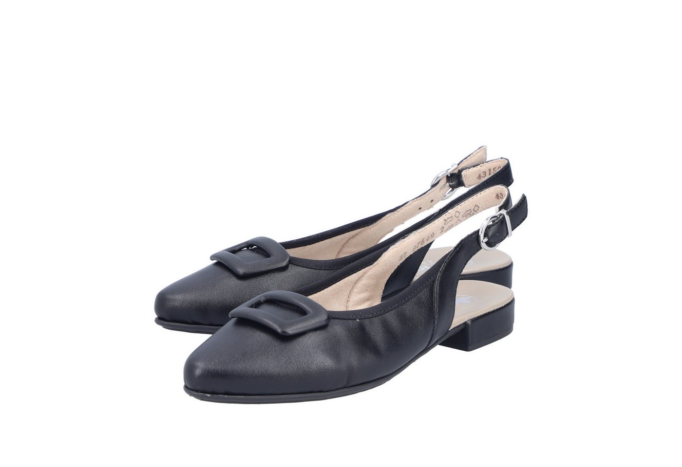 Rieker Slingsandale Sabot, Sommerschuh, Blockabsatz, mit verstellbarem Riemchen