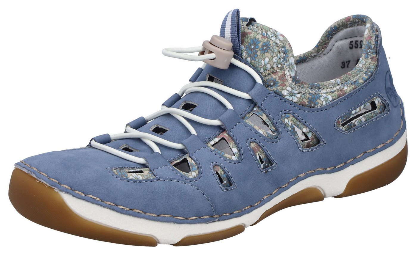 Rieker Slip-On Sneaker Barfußschuh, Halbschuh, Slipper mit Schnellverschluss