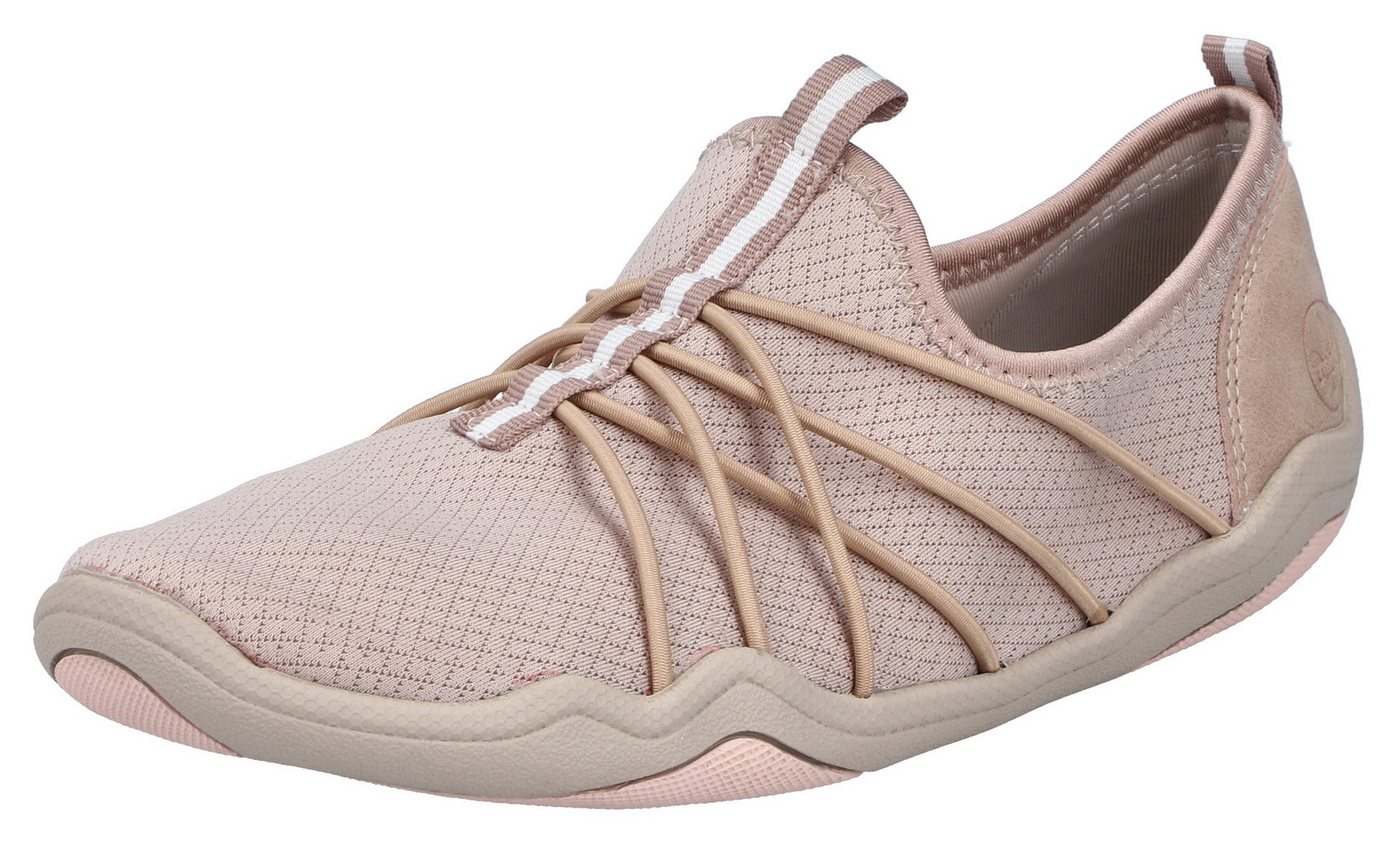 Rieker Slip-On Sneaker, Barfußschuh, Schlupfschuh, Slipper in veganer Verarbeitung
