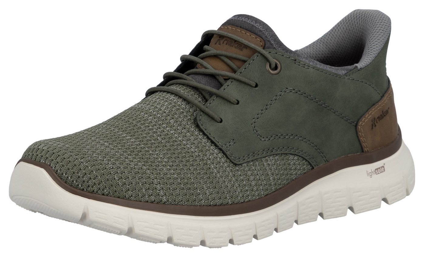 Rieker Slip-On Sneaker, Freizeitschuh, Halbschuh, Schlupfschuh, gepolsterter Fersenabschluss