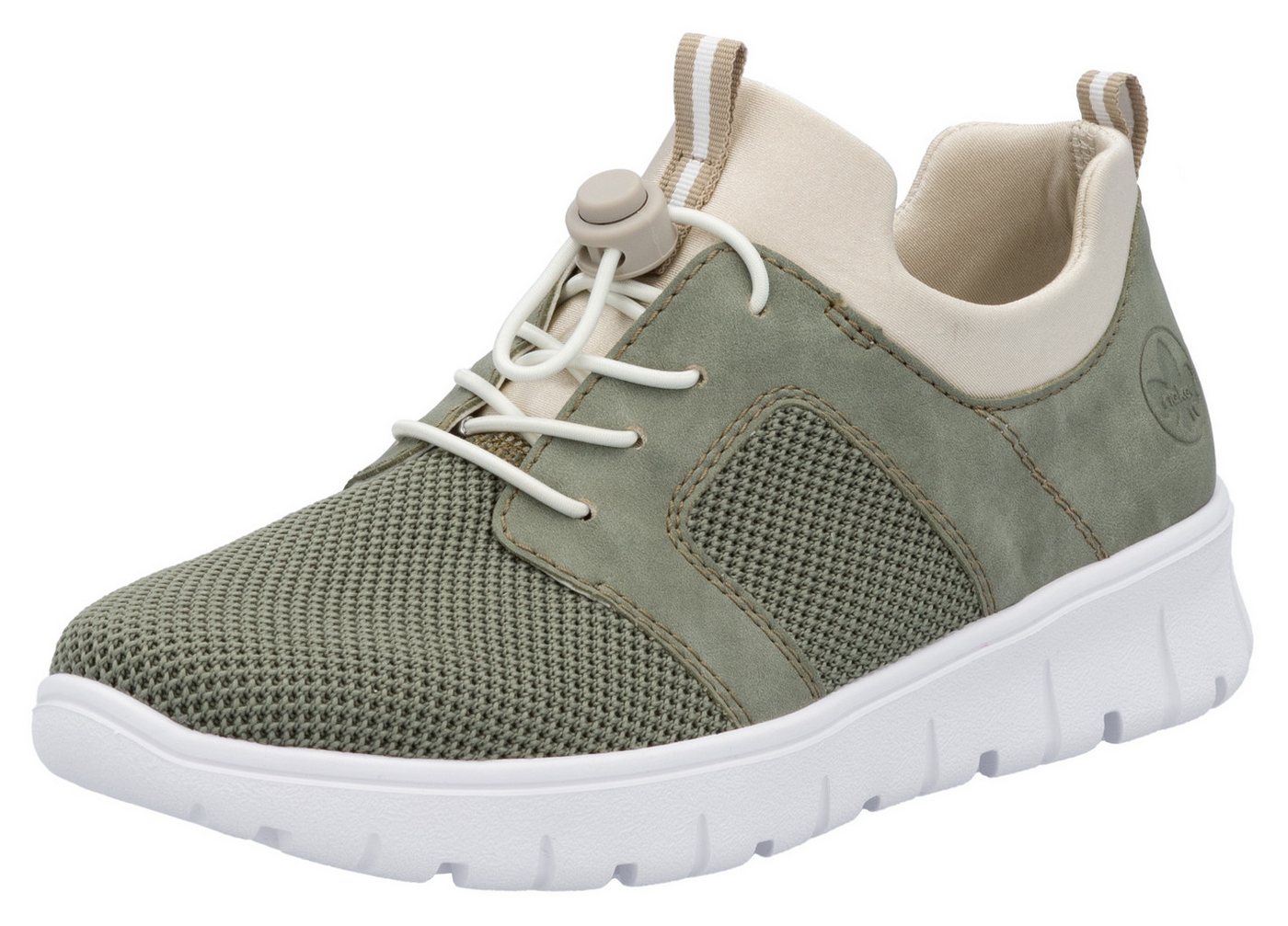 Rieker Slip-On Sneaker, Halbschuh, Freizeitsneaker, Schlupfschuh mit Anziehlaschen