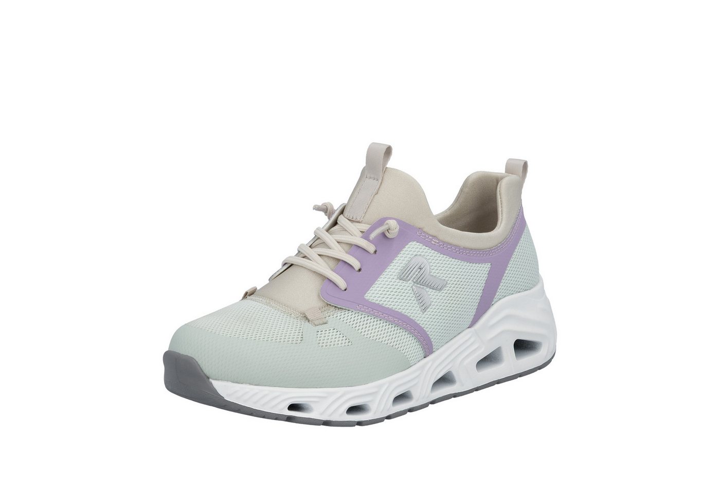 Rieker Slip-On Sneaker Schlupfschuh, Freizeitschuh, Schnürschuh mit Gummizug