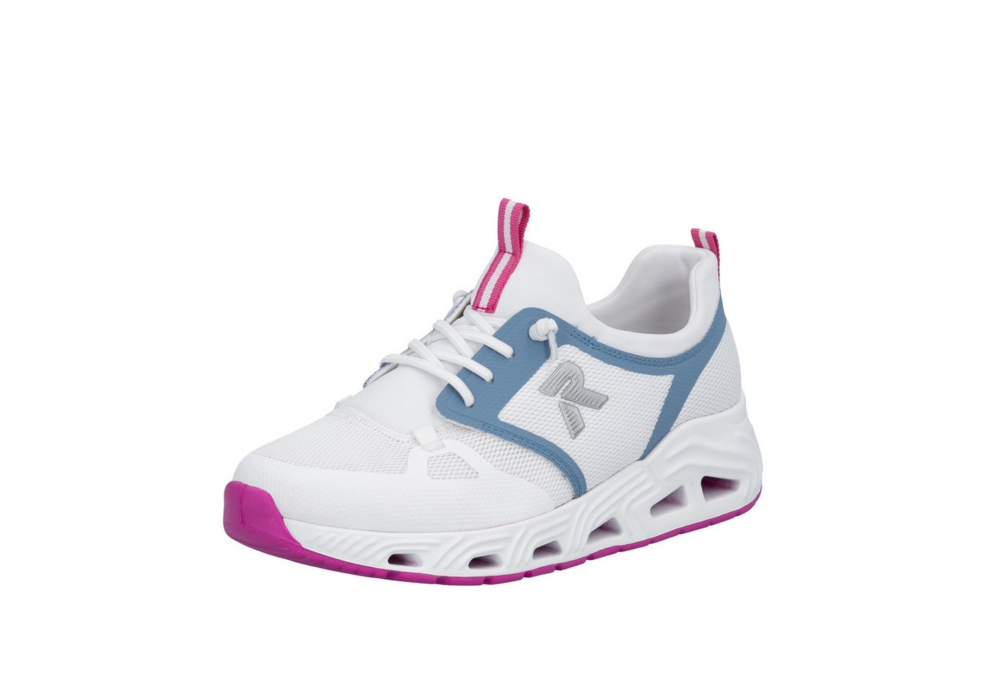 Rieker Slip-On Sneaker Schlupfschuh, Freizeitschuh, Schnürschuh mit Gummizug