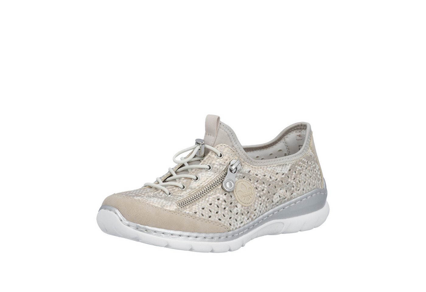 Rieker Slip-On Sneaker Schlupfschuh, Freizeitsneaker, Halbschuh mit MemoSoft-Ausstattung