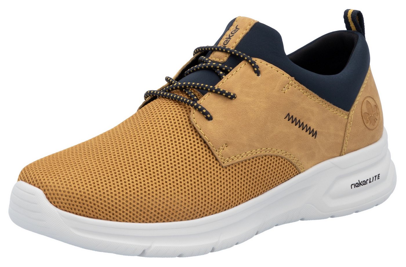 Rieker Slip-On Sneaker, Schlupfschuh, Halbschuh, Freizeitschuh mit Rieker LITE-Sohle