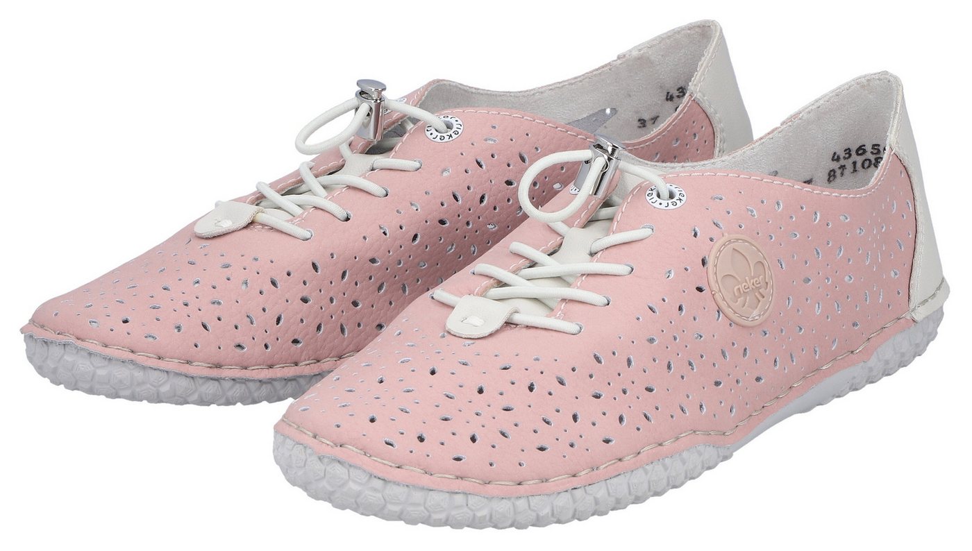 Rieker Slip-On Sneaker Schlupfschuh, Halbschuh, Freizeitschuh mit Schnellverschluss
