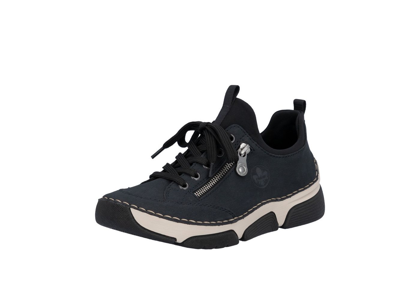 Rieker Slip-On Sneaker Schlupfschuh, Halbschuh, Freizeitschuh mit weicher Innensohle