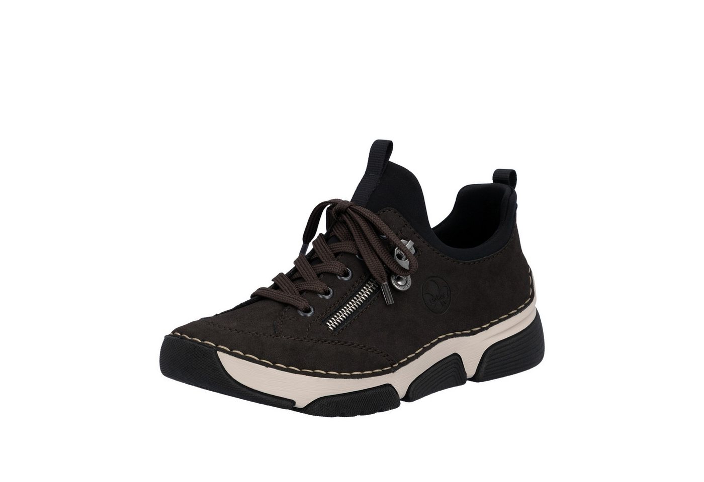 Rieker Slip-On Sneaker Schlupfschuh, Halbschuh, Freizeitschuh mit weicher Innensohle