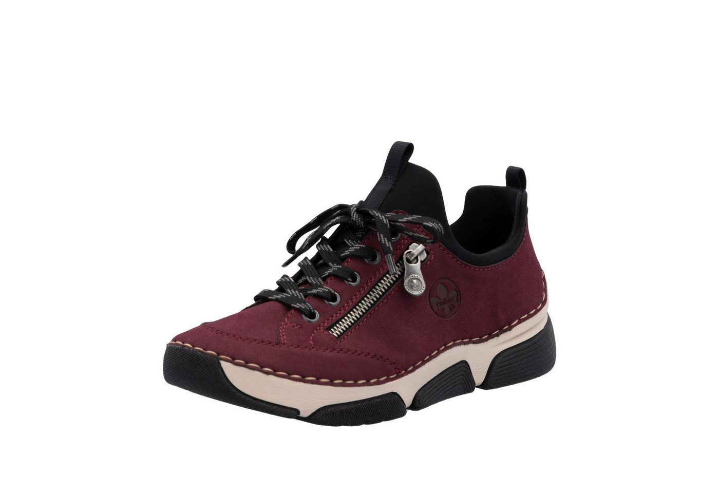 Rieker Slip-On Sneaker Schlupfschuh, Halbschuh, Freizeitschuh mit weicher Innensohle