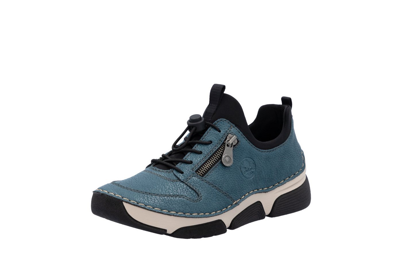 Rieker Slip-On Sneaker Schlupfschuh, Halbschuh, Freizeitsneaker, Gummizug, Schnellverschluss