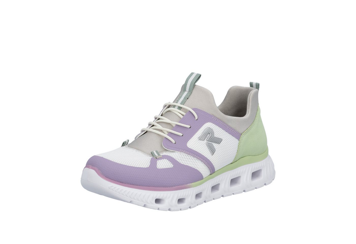 Rieker Slip-On Sneaker Slipper, Freizeitsneaker, Halbschuh mit MemoSoft- Innensohle