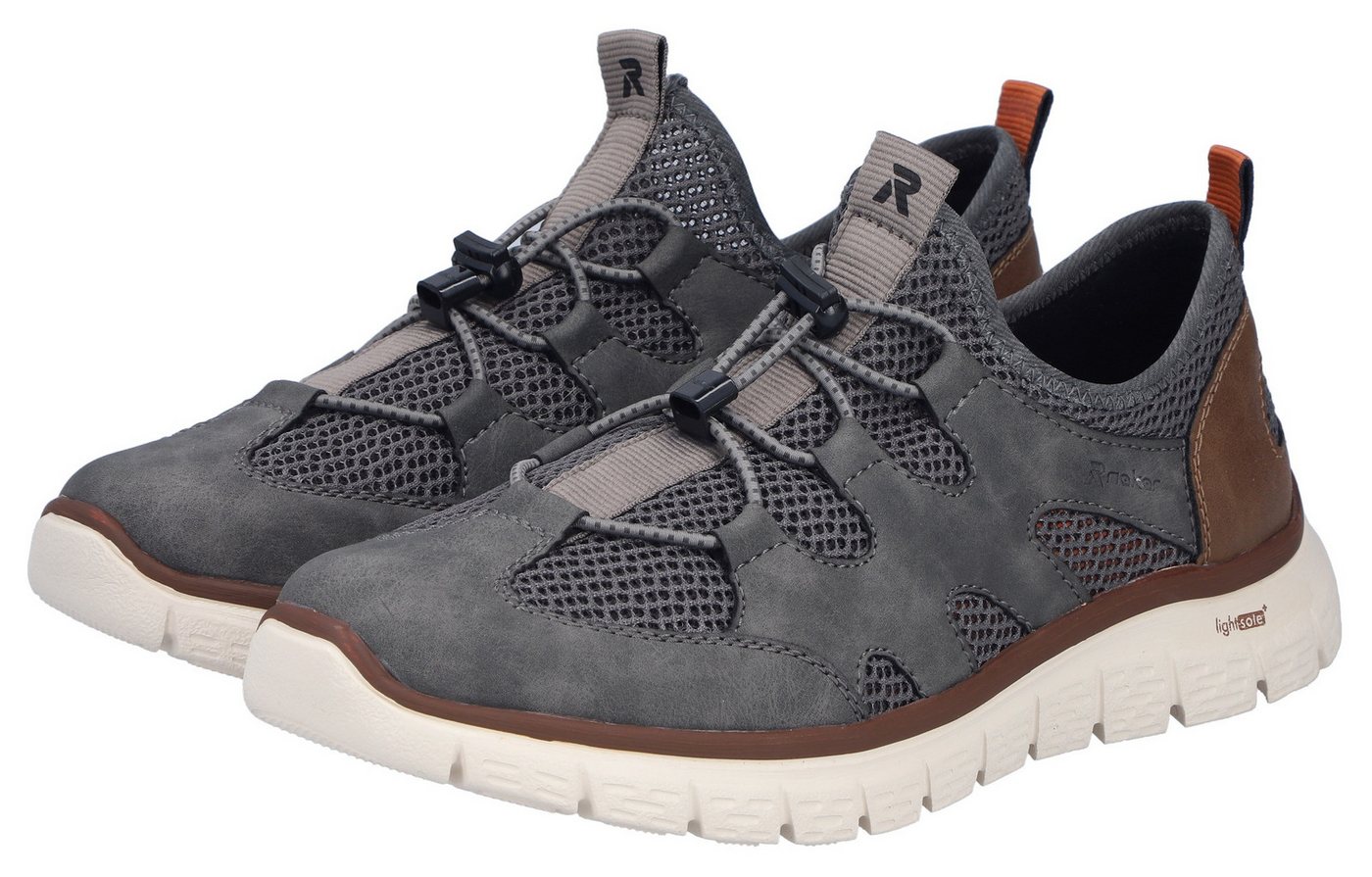 Rieker Slip-On Sneaker Slipper, Outdoorschuh, Trekkingschuh zum Schlupfen