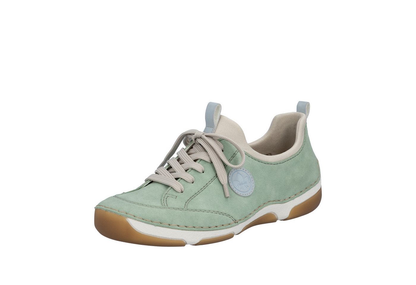 Rieker Slip-On Sneaker Slipper, Schlupfschuh, Freizeitsneaker aus Lederimitat