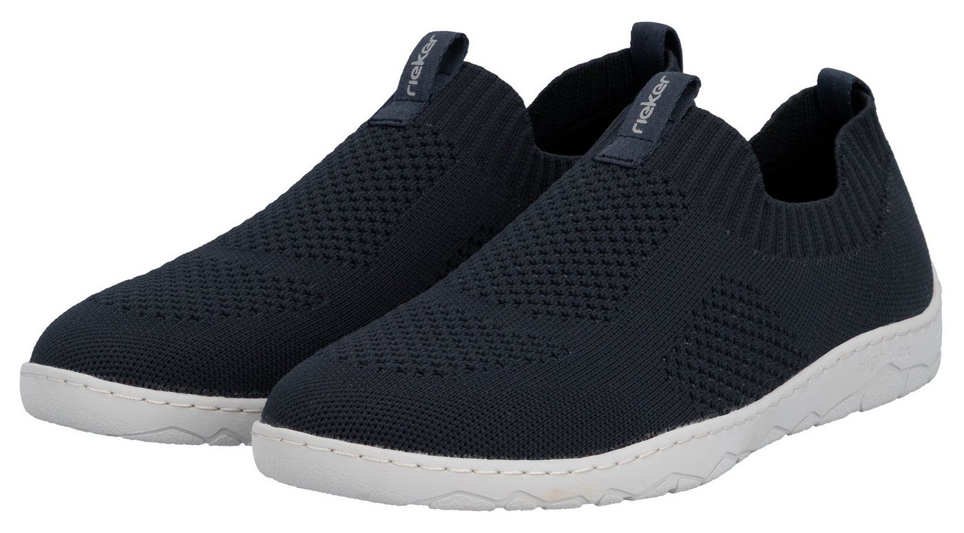 Rieker Slip-On Sneaker Slipper, Schlupfschuh, Freizeitsneaker mit leichter Laufsohle