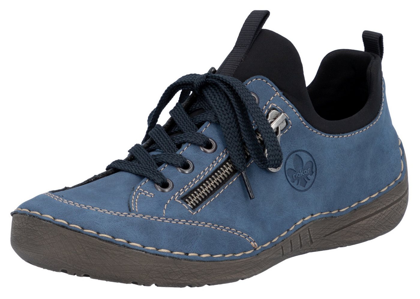 Rieker Slip-On Sneaker, Slipper, Schlupfschuh, mit elastischem Einschlupf