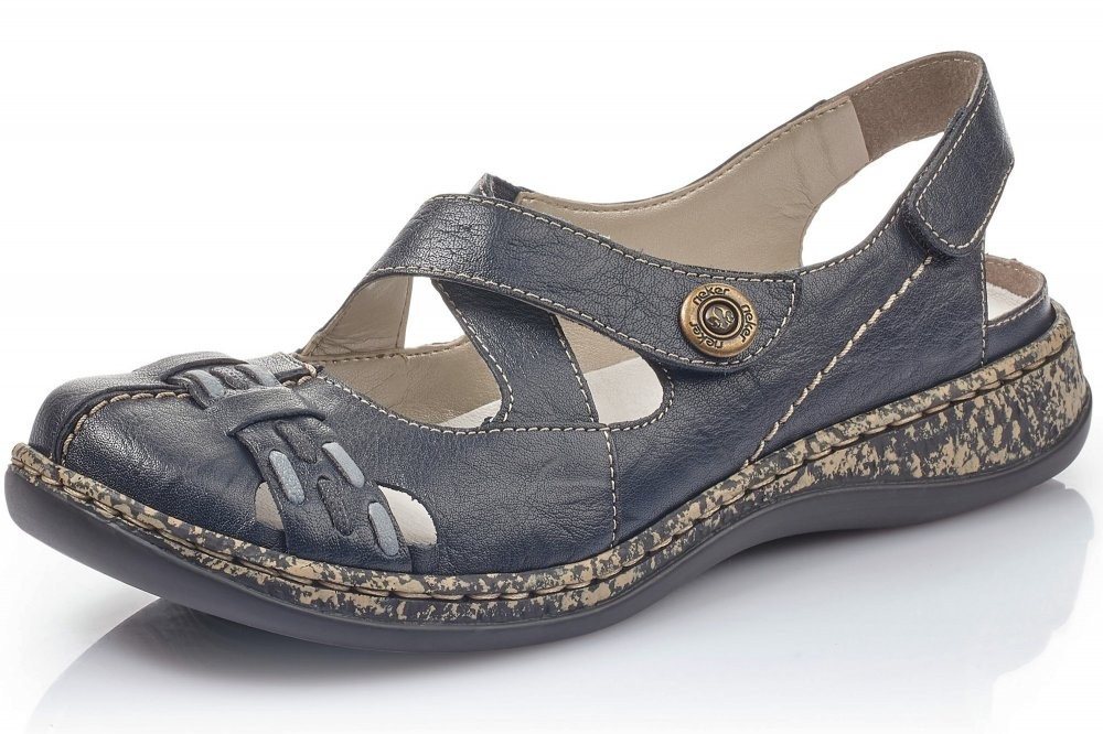 Rieker Slipper (blau)