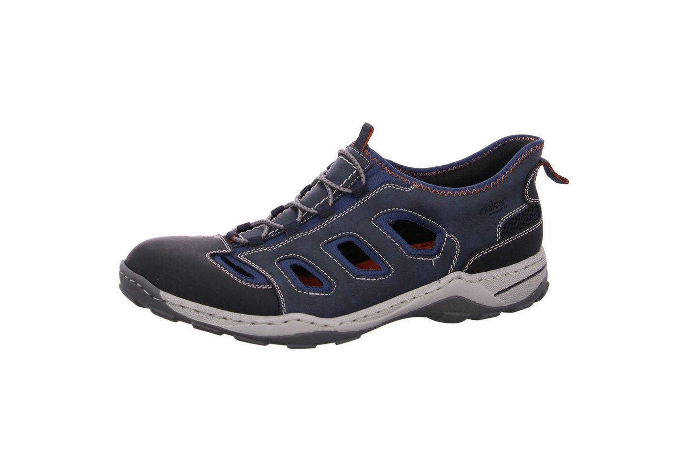 Rieker Slipper (blau/schwarz)