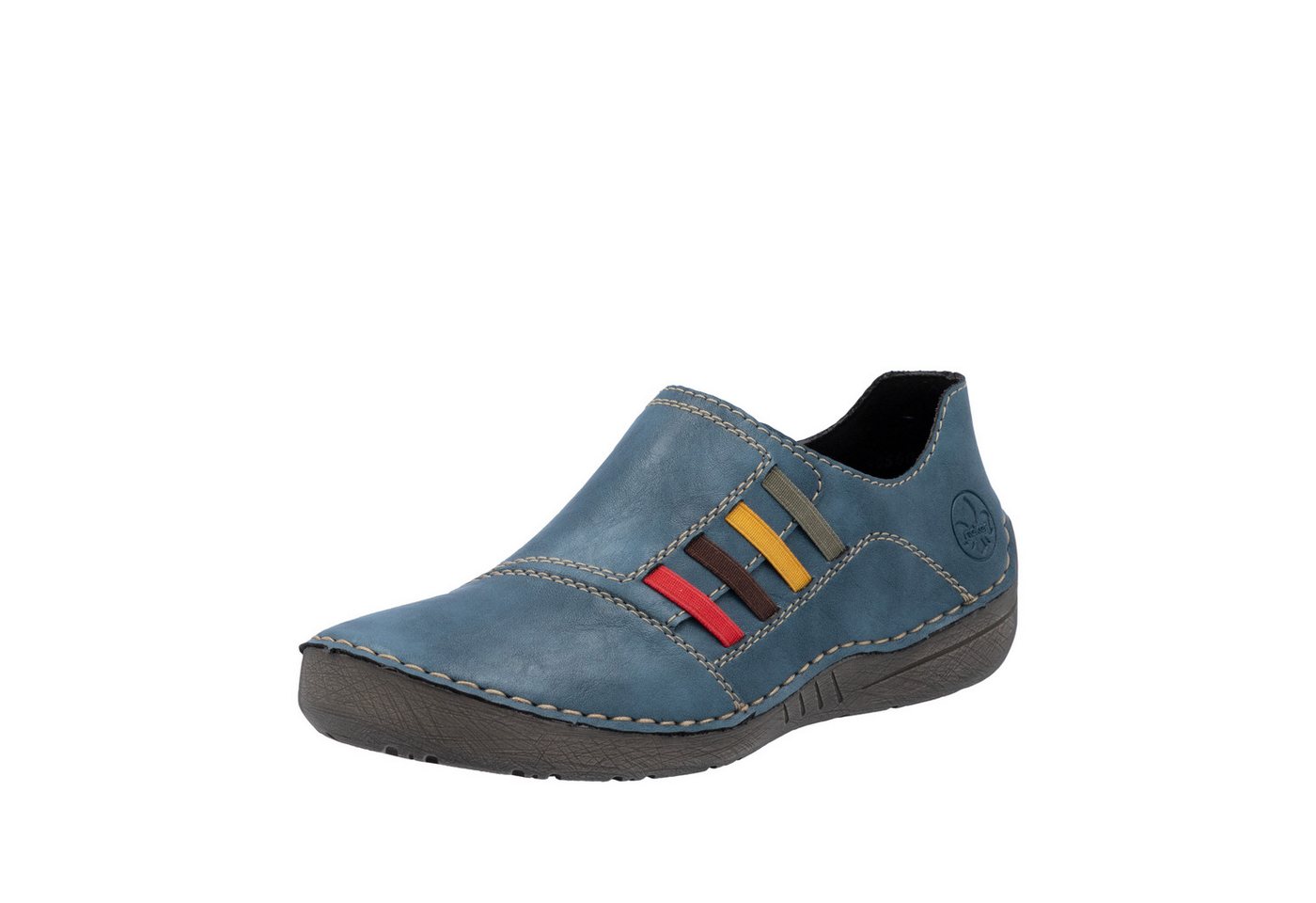 Rieker Slipper Schlupfschuh, Slip-on Sneaker, Halbschuh mit weicher Innensohle