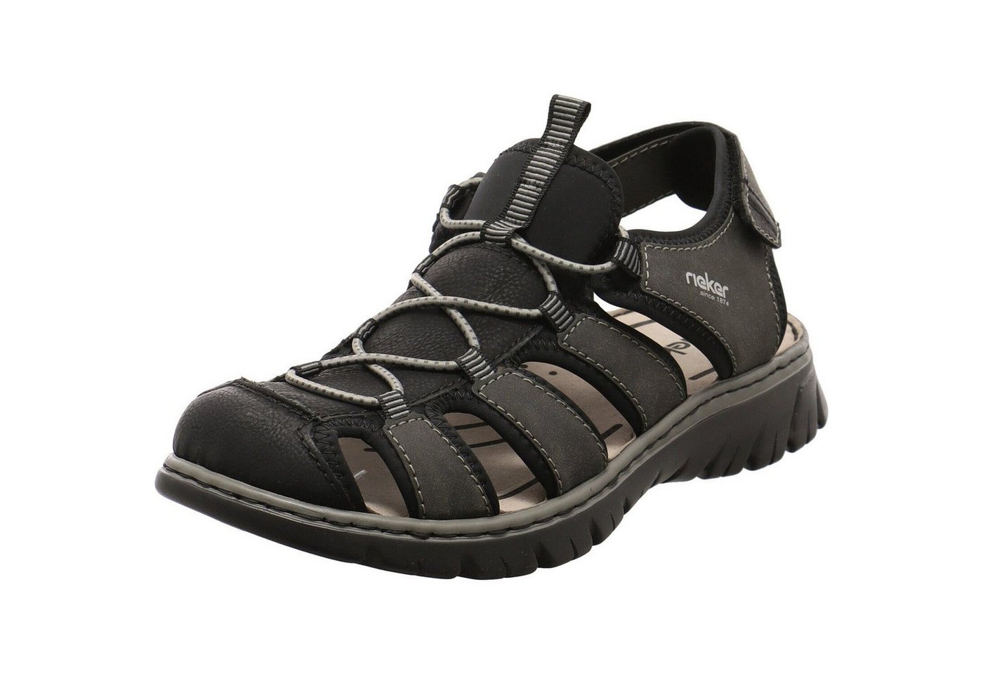 Rieker Slipper (schwarz)