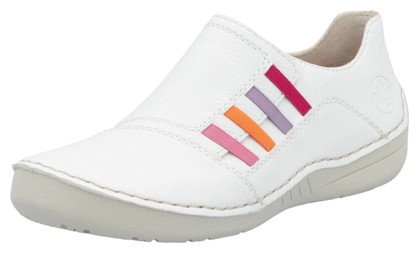 Rieker Slipper Slip-on Sneaker, Schlupfschuh, Halbschuh mit weicher Innnensohle