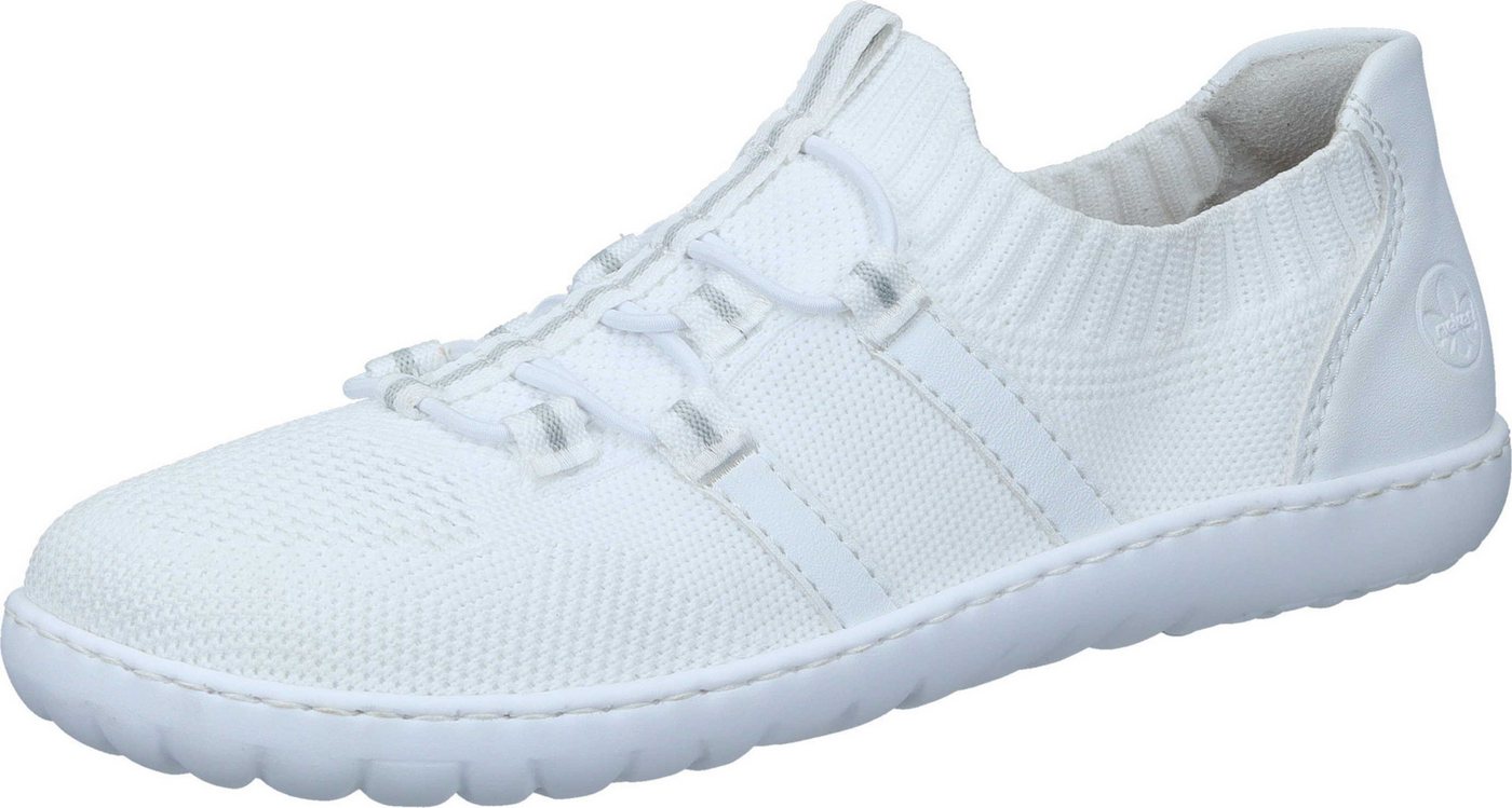 Rieker Slipper Slipper aus strapazierfähigem Synthetik (weiß)