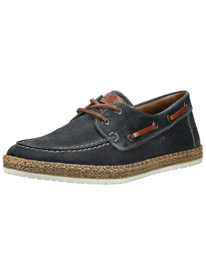 Rieker Slipper Veloursleder Schnürschuh