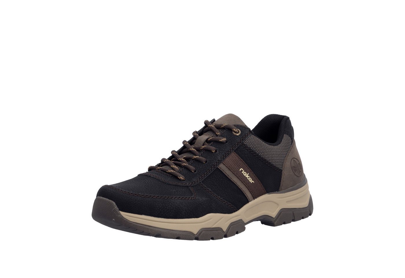 Rieker Sneaker, Freizeitschuh, Outdoorschuh, Schnürschuh mit gepolstertem Schaftrand