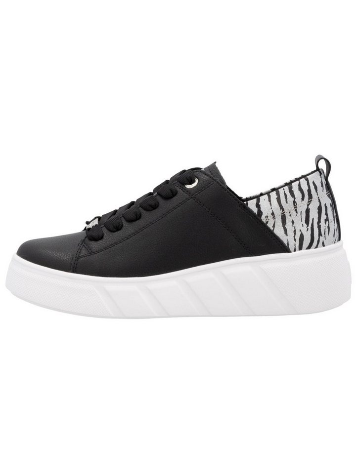 Rieker Sneaker Glattleder Plateausneaker