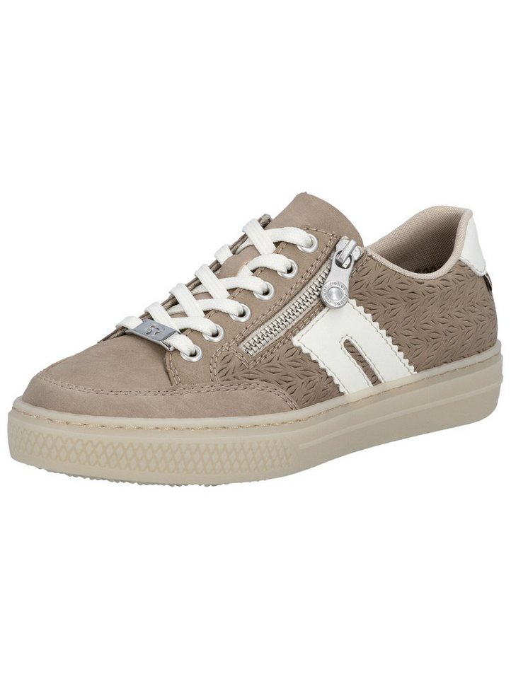 Rieker Sneaker Glattleder Sneaker (beige)