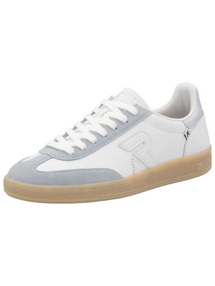 Rieker Sneaker Glattleder Sneaker (blau/weiß)