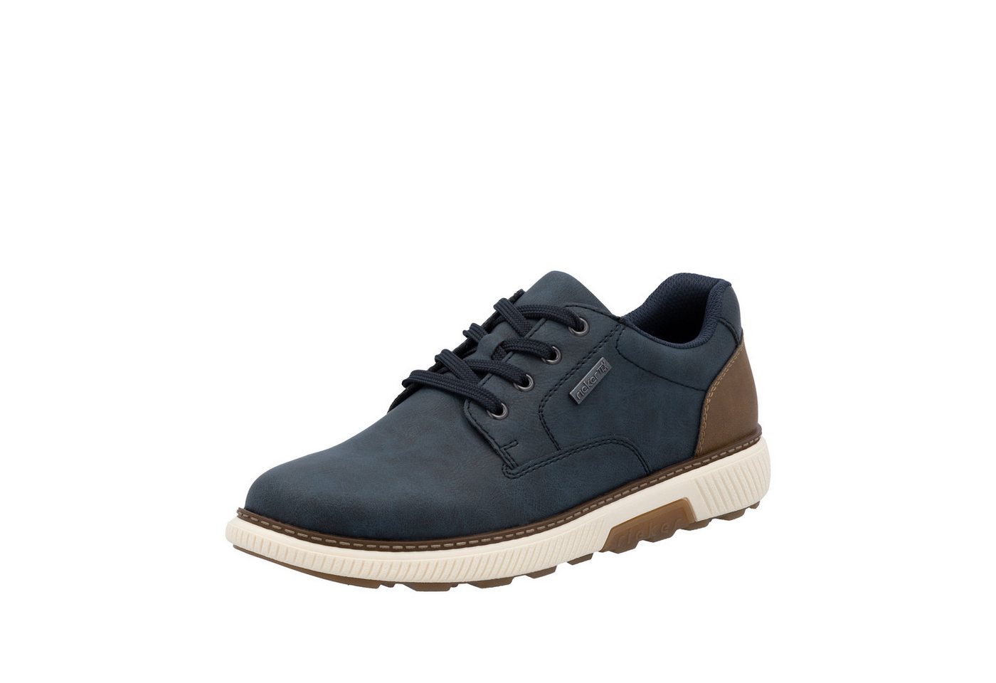 Rieker Sneaker Halbschuh, Schnürschuh, Casual Sneaker mit weichem Schaftrand, TEX