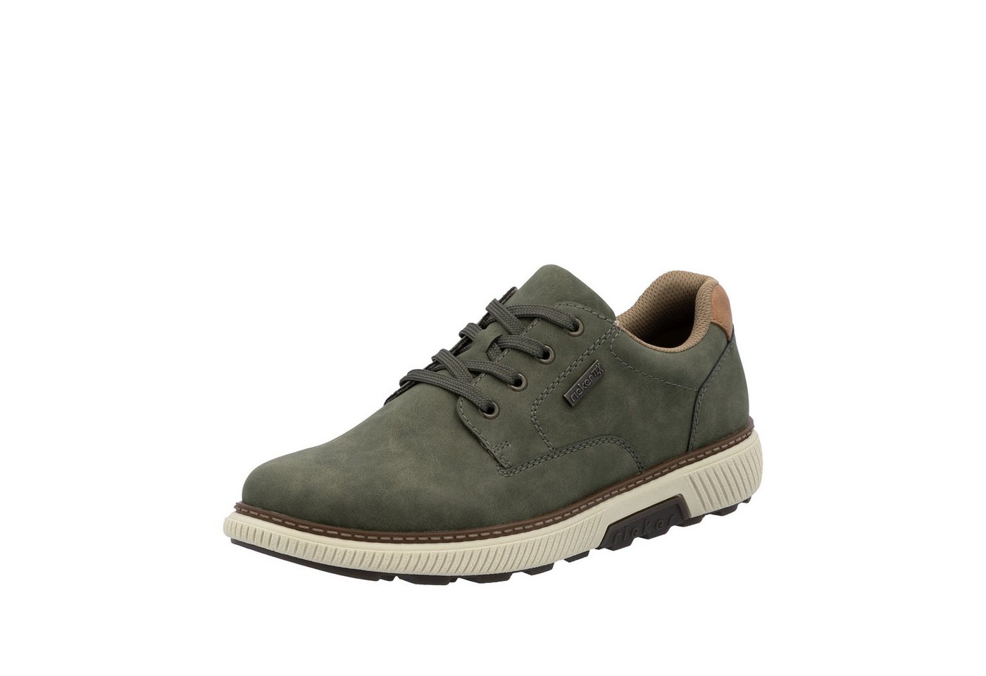 Rieker Sneaker Halbschuh, Schnürschuh, Casual Sneaker mit weichem Schaftrand, TEX