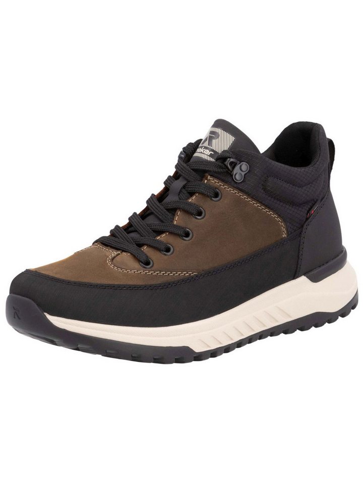 Rieker Sneaker Lederimitat Sneaker (braun/schwarz)