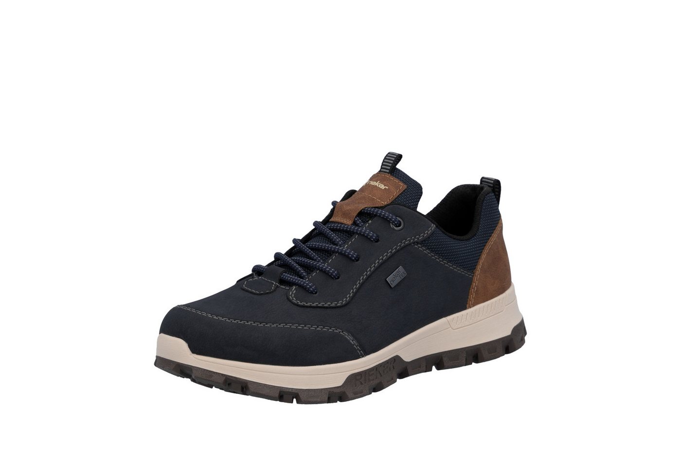Rieker Sneaker, Outdoorschuh, Halbschuh, Schnürschuh mit TEX-Membran (blau)