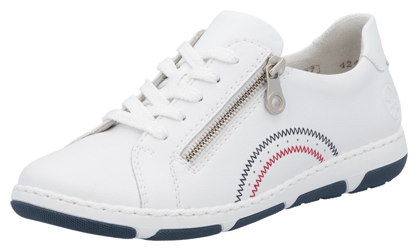 Rieker Sneaker, Schnürschuh, Halbschuh, Freizeitschuh mit weichem Schaftrand