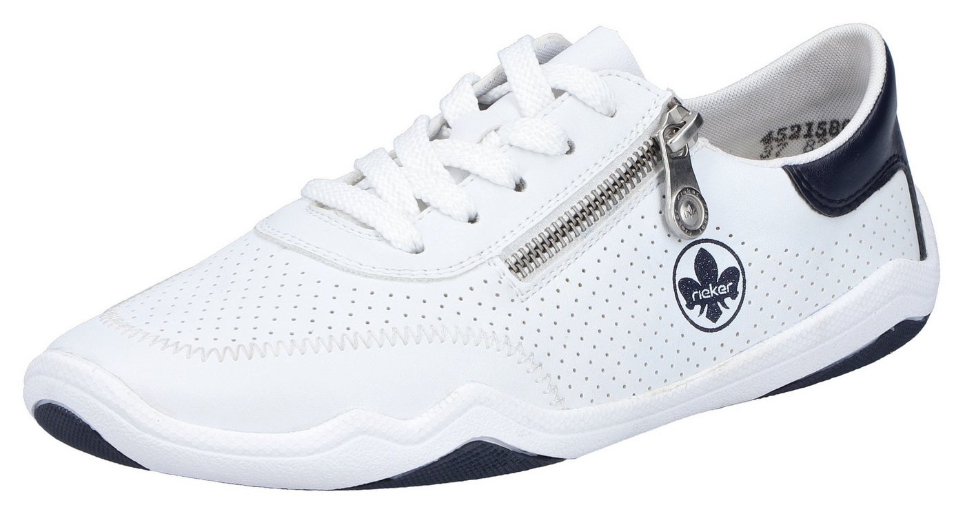 Rieker Sneaker, Schnürschuh, Halbschuh, Freizeitsneaker in veganer Verarbeitung