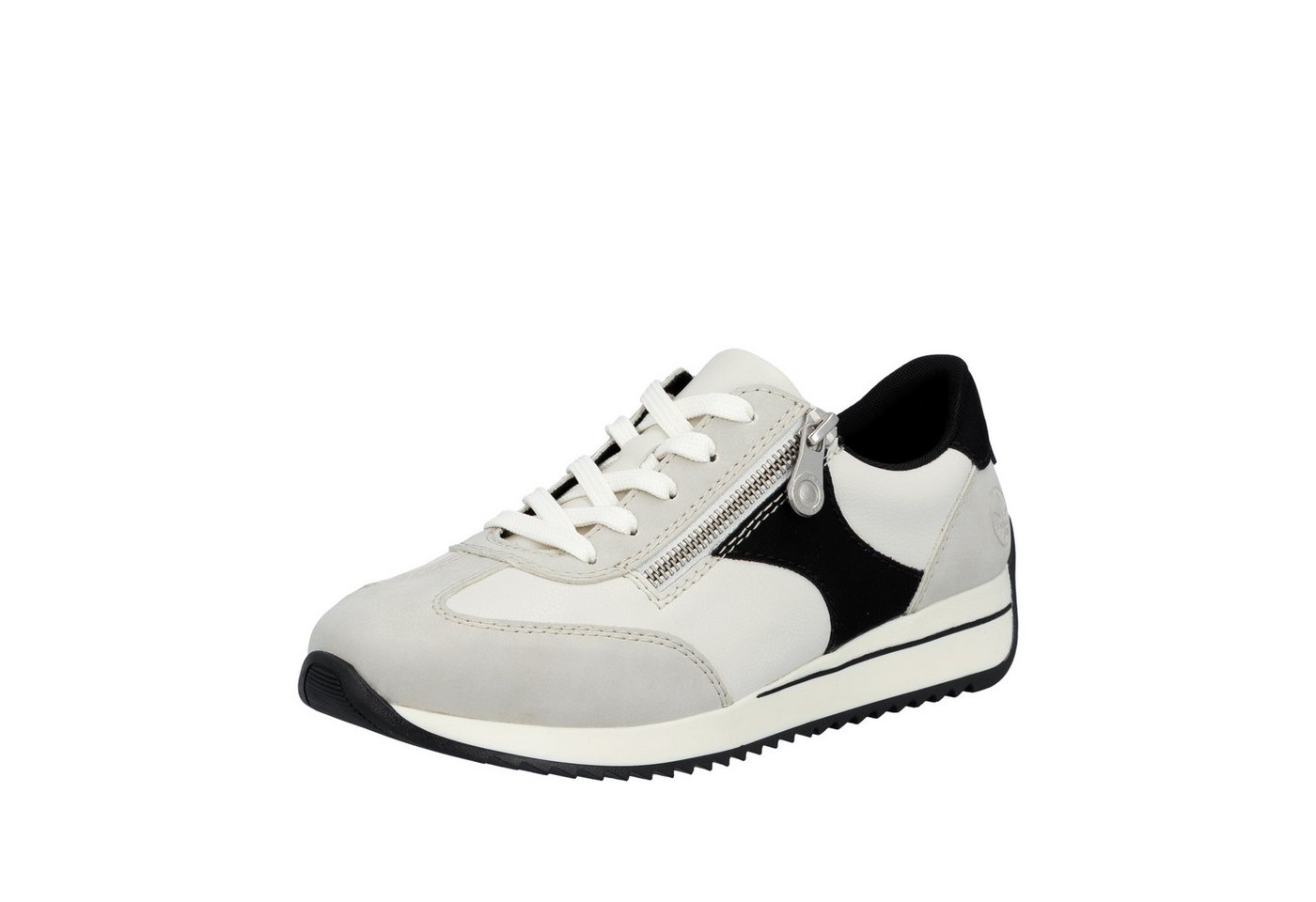 Rieker Sneaker Schnürschuh, Halbschuh, Freizeitsneaker mit Kontrastdetails